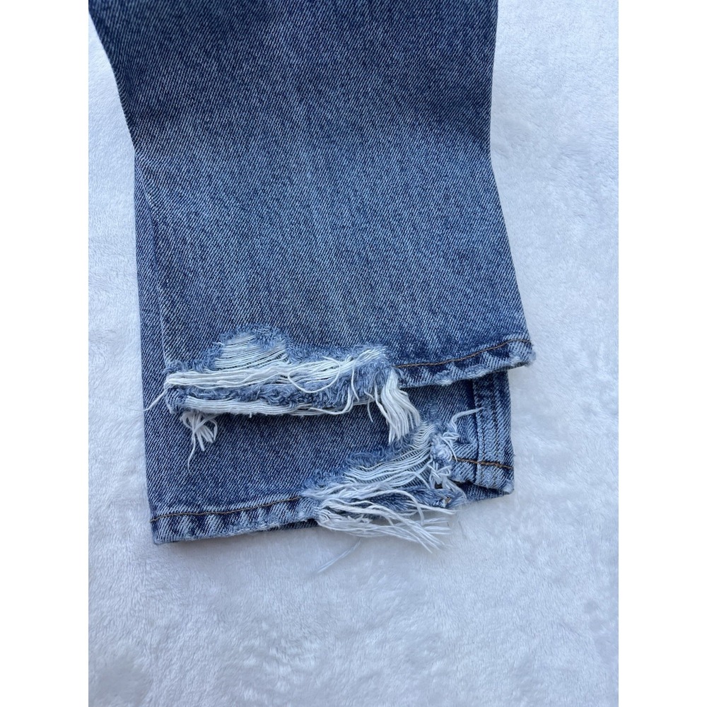 AGOLDE Riley High Rise Straight Button Fly Jeans Size 27 Crop - Picture 12 of 12